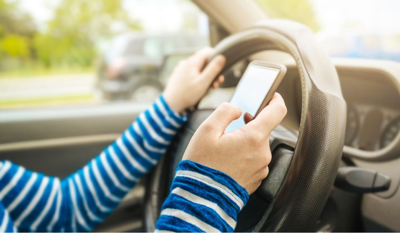 Using mobile while driving